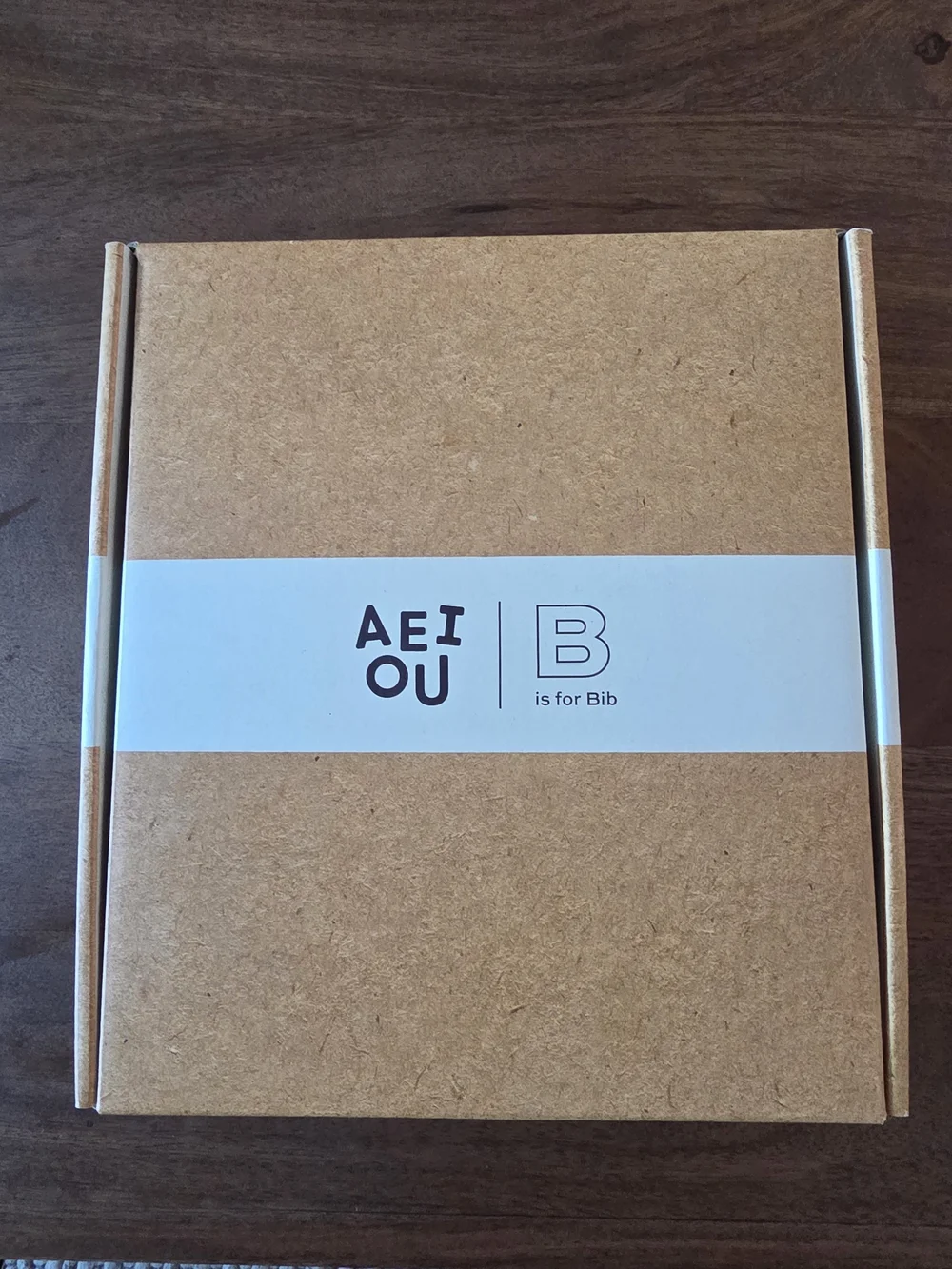 AEIOU Silicone Baby Bib Set in Clay and Oat Milk - NEW